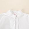 Girls' Pure Cotton Stand Collar Long Sleeve Shirt