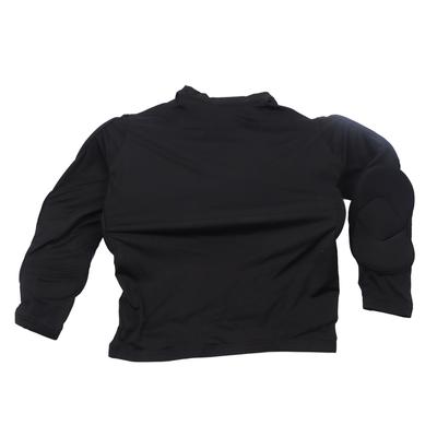 Jersey Long Sleeve Padded Shirt Spleen Elbow Protection Breathable Football Chest Padded Shirt L