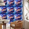 Wallpaper Ink blue, navy blue, purple and azure 50x1000