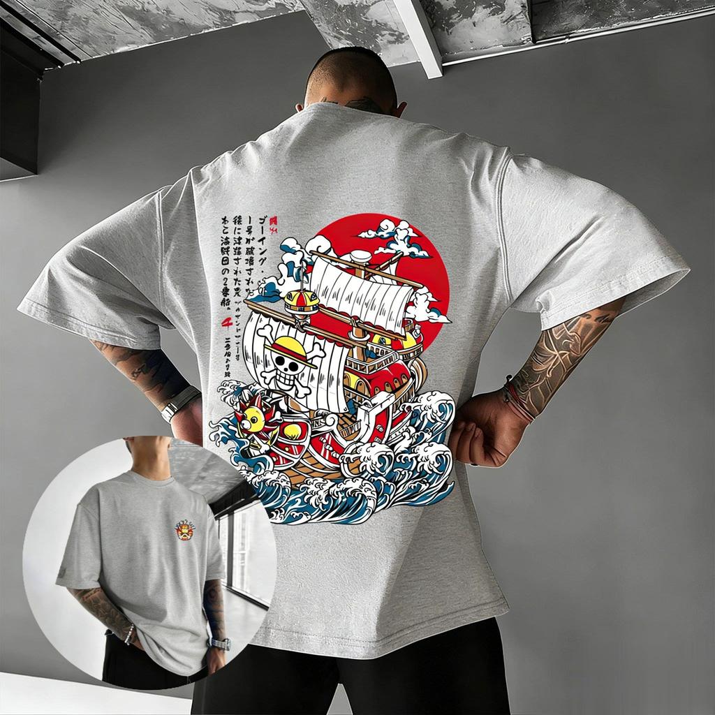 One Piece Anime T Shirt Men Women 2026 Summer Cotton Short Sleeve Tops Graphic Print Casual Streetwear Japanese Manga Tee Y2k