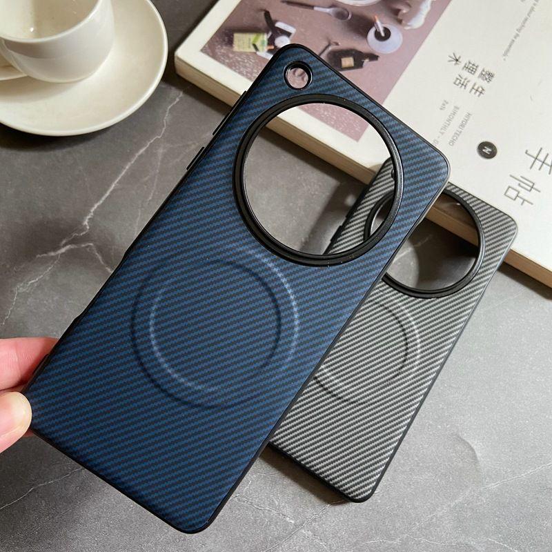For OnePlus 13 12 Case Soft Silicone Carbon Fiber Magnetic Protective Back Cover Case For OnePlus 13 12 11 1+13 Full Cover Shell