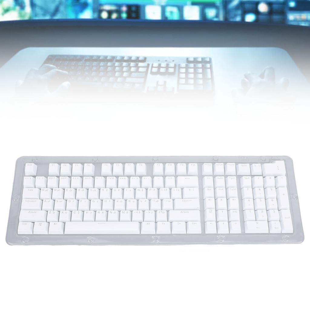 112 Keys Arabic Keyboard Key Minimalist Mechanical Keyboard Key for 61 64 68 84 87 96 98 100 104 108 Keyboards