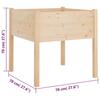 Vidaxl Donice Ogrodowe, 2 Szt., 70X70X70 Cm, Lite Drewno Sosnowe