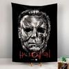 Halloween Movie Tapestry Wall Hanging, Horror Film Poster Art, Spooky Wall Decor for Bedroom Living Room Dorm