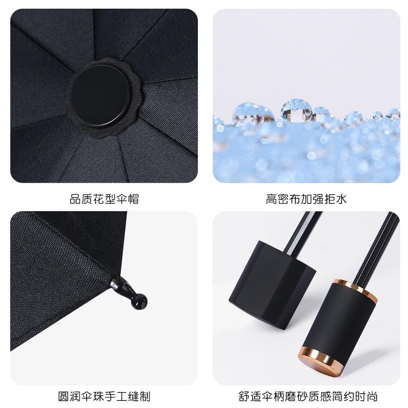 Cartoon animal three-fold vinyl sunshade sunscreen UV protection Children's weather and rain advertising gift umbrella