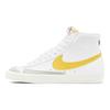 Nike Blazer 77 Vintage Leather Retro Casual Slip Resistant Durable Mid Top Skate Shoes Men Sneakers White Yellow Brown BQ6806-113