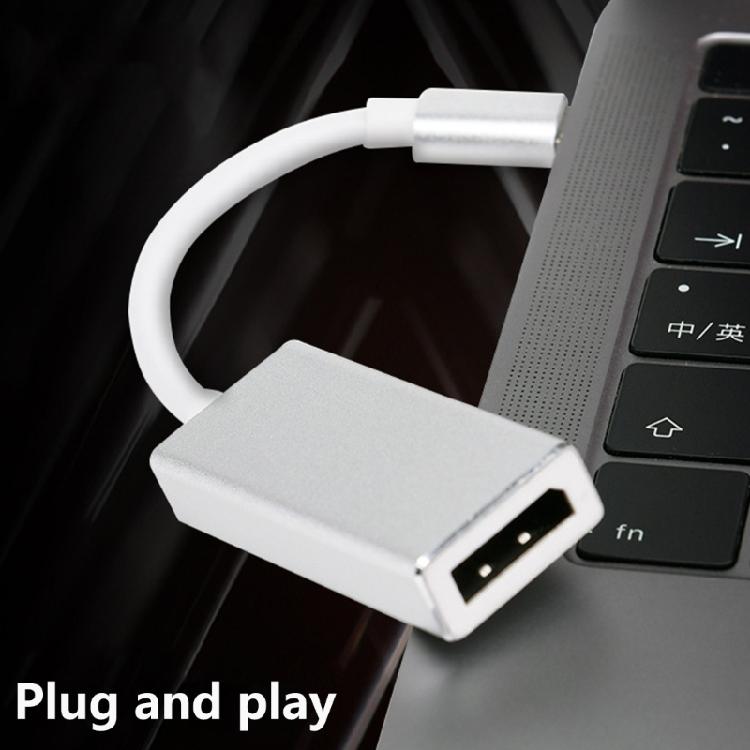 USB3.1 Typ C auf DP Konverterkabel Anschlussadapter für Laptop Telefon zu DP Monitor-Anzeigen