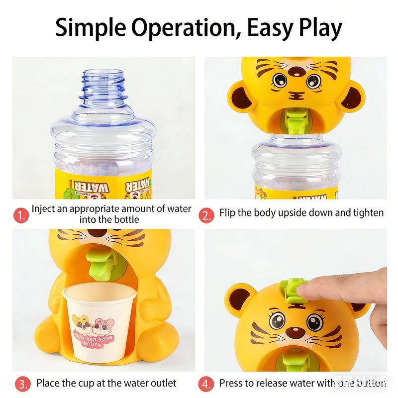 Non-Toxic Yellow Duck Drinking Water Dispenser Desktop Fun Toy For Kids Children New Year Gift Novelty Toys