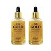 24K Gold Ampoule Essence Brightening Wrinkle Care Set 50ml ×2