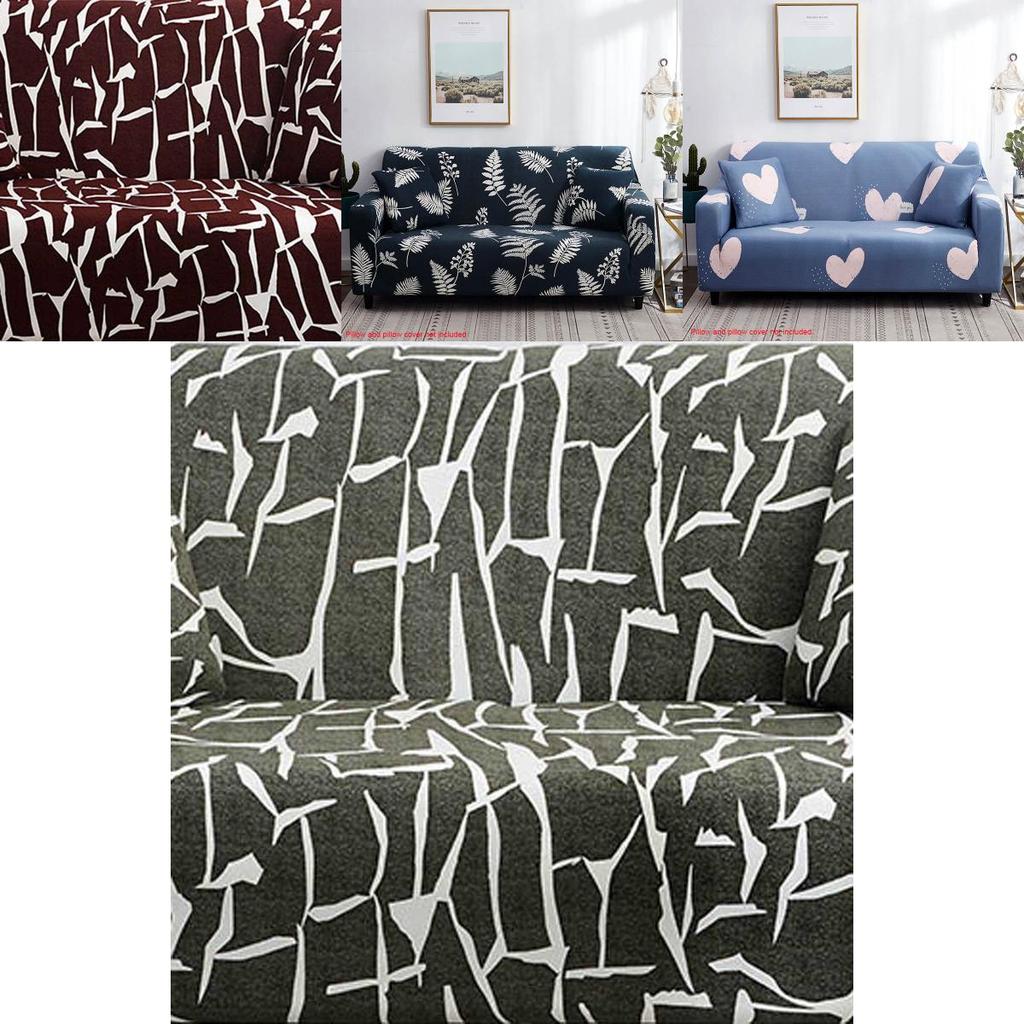 Luxurious Modern Floral Printed Sofa Cover With Excellent Fit And Wrinkle Resistance