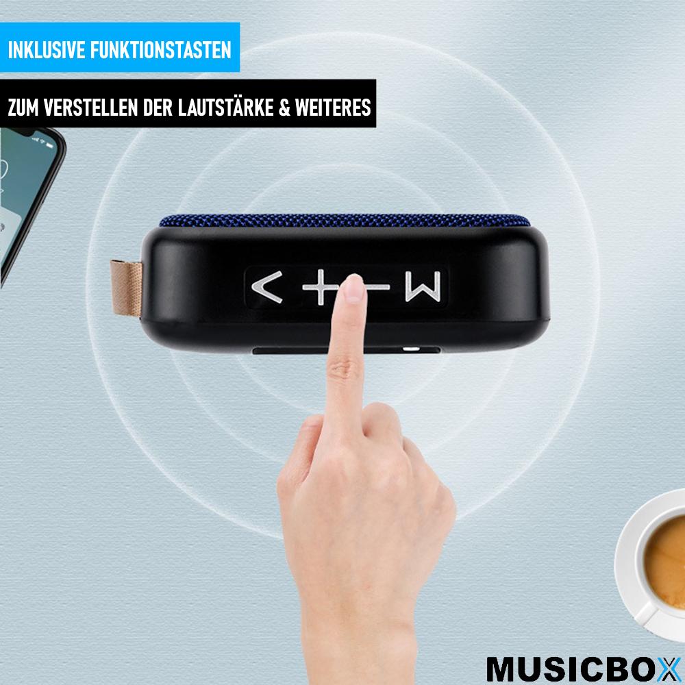 Głośnik MUSICBOX Music Box Bezprzewodowy dźwięk Bas Hi-Res Stereo MP3