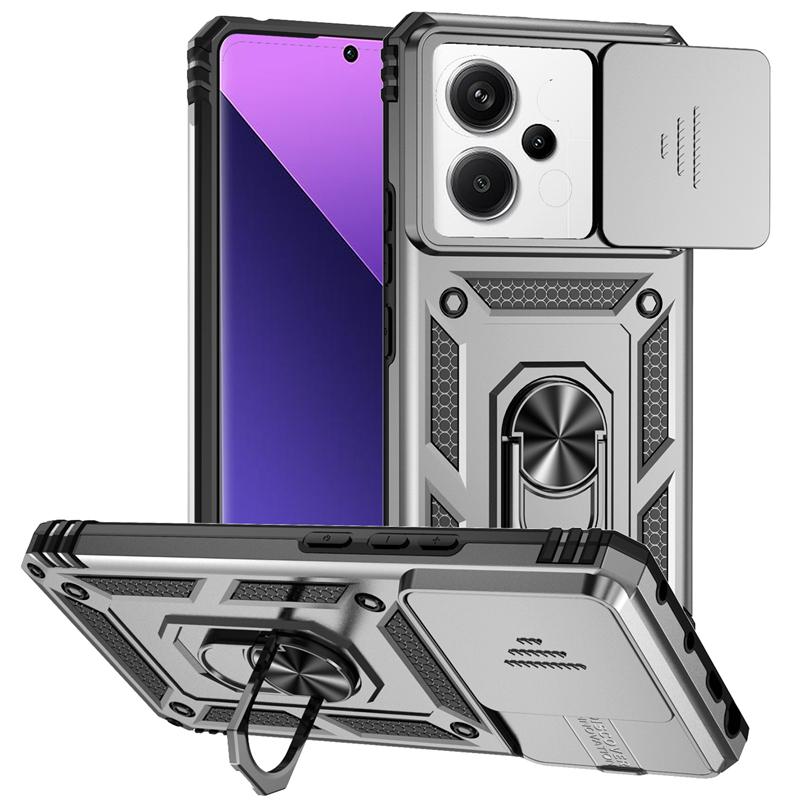 Full Cover For Xiaomi Poco X6 5G Case For Poco X6 5G Anti-knock Push Window Magnetic Phone Holder Back Case For Poco X6 5G Case