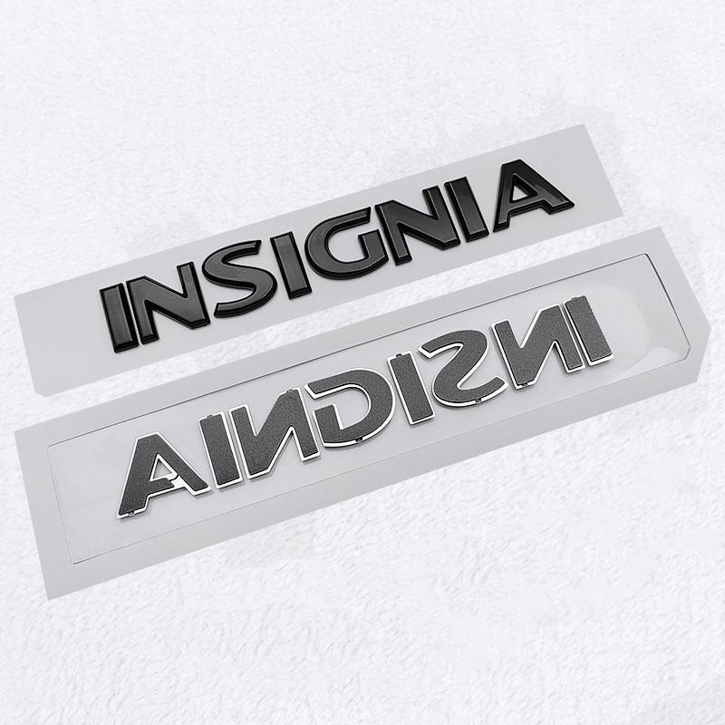 INSIGNIA Letter Emblem Car Stickers for Opel INSIGNIA Tail Label Rear Trunk Modified Decorative Mark Decals