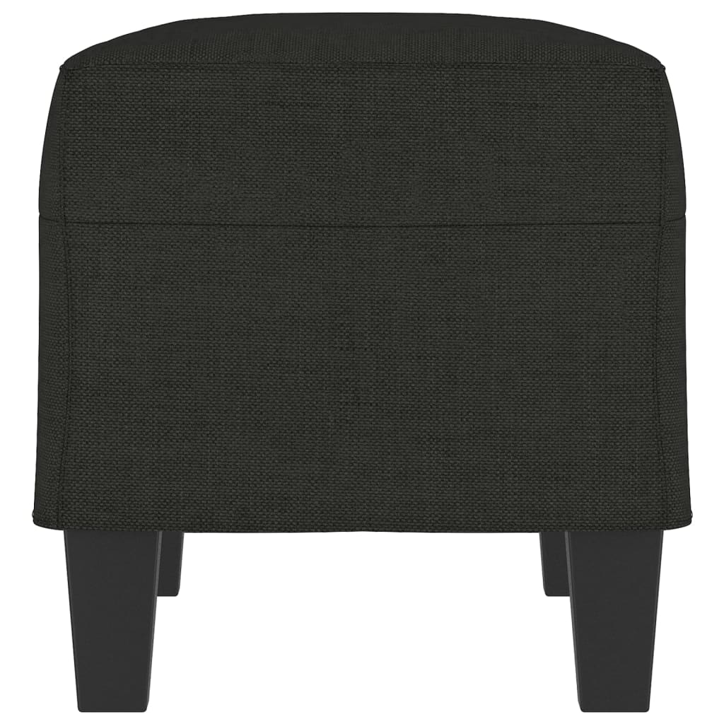 Black Bench 70 X 35 X 41 Cm Fabric