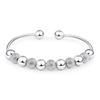 925 Sterling Silver Bracelet For Women men Fashion Wedding Party Cute Lady Handmade weaving Jewelry adjustable Flowing linesGood product