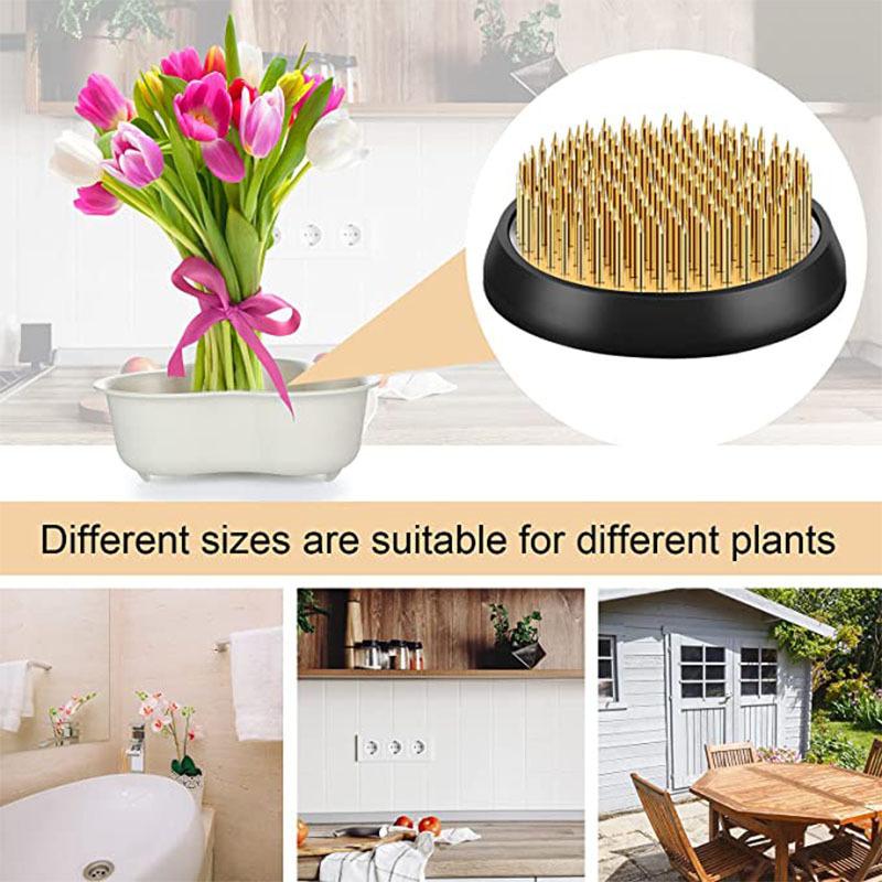 Flower Arrangement Pin Holder Round Frog Flower Fixed Tools for Plant Decoration for Home Garden Courtyard