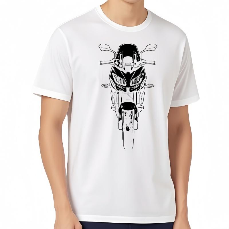 Camiseta De Motocicleta Versys 650 2018 Para Hombre Camisas Ajustadas De Anime Para NiñOs Blancos