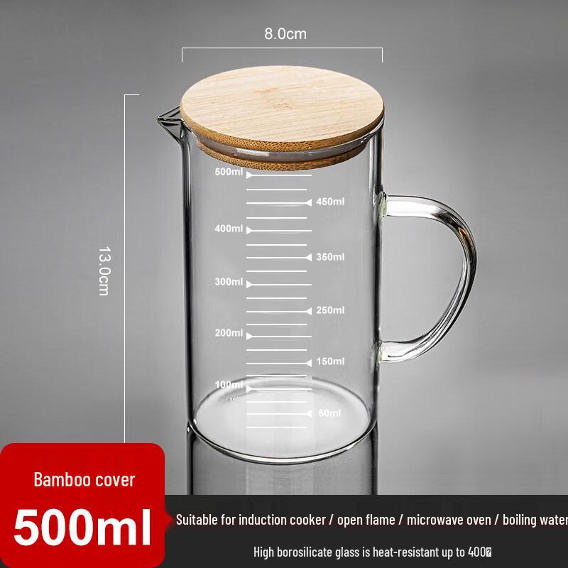 ZISIZ High Borosilicate Glass Measuring Cup