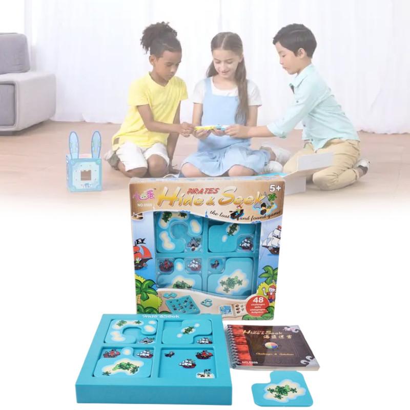 Hide Pirates Seek Iq Board Games Family Interactive Children Toys Gift Festival