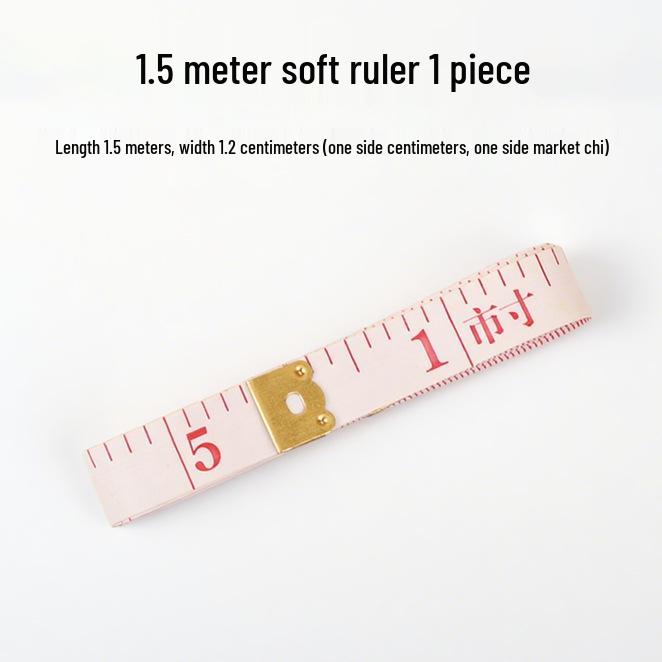 33cm Old-Fashioned Bamboo Ruler for Sewing & Clothing