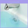 Modern Minimalist Bathtub Drain Cover With Pvc Material For Overflow Prevention And Water Level Control