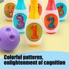 Children Bowling Toy Set for Indoor Family Fun and Coordination Skill with Bright Color Indoor Entertainment Activity