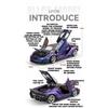 1/18 Lamborghini Scale Centenario LP770-4 Super Racing Car Alloy Metal Diecast Model High Simulation Sound & Light Gift for Boy