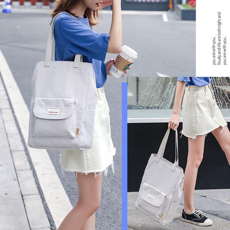 Women Backpack Waterproof Stylish Laptop Backpack 13 13.3 14 15.6 Inch Korean Fashion Oxford Canvas Usb College Backpack Bag Fem