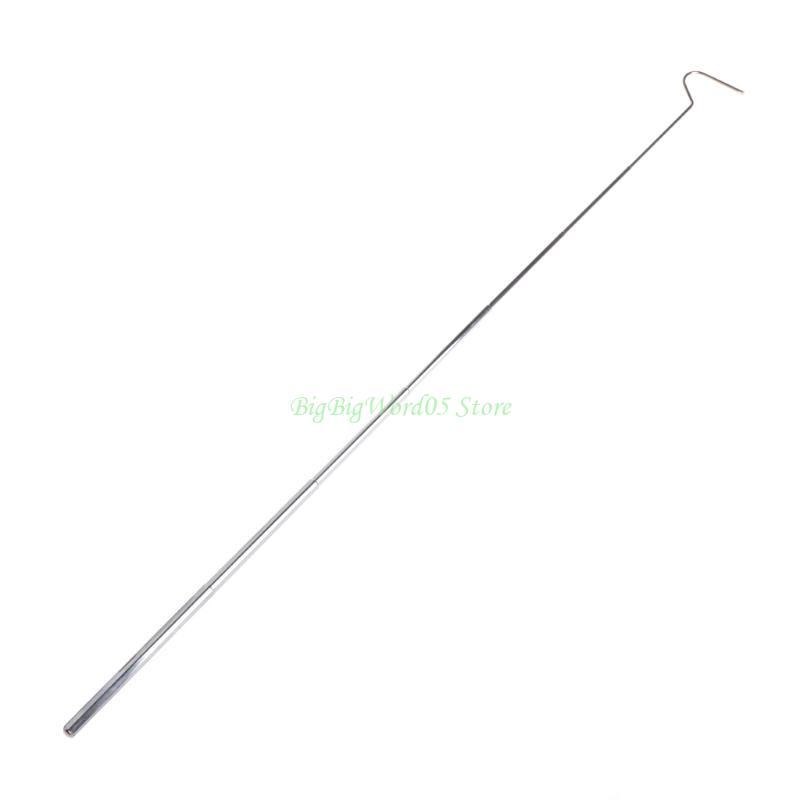 24TE Adjustable Snake Hook Stainless Steel Hook Telescopic Snake Hook Catcher Retractable Hook Tools
