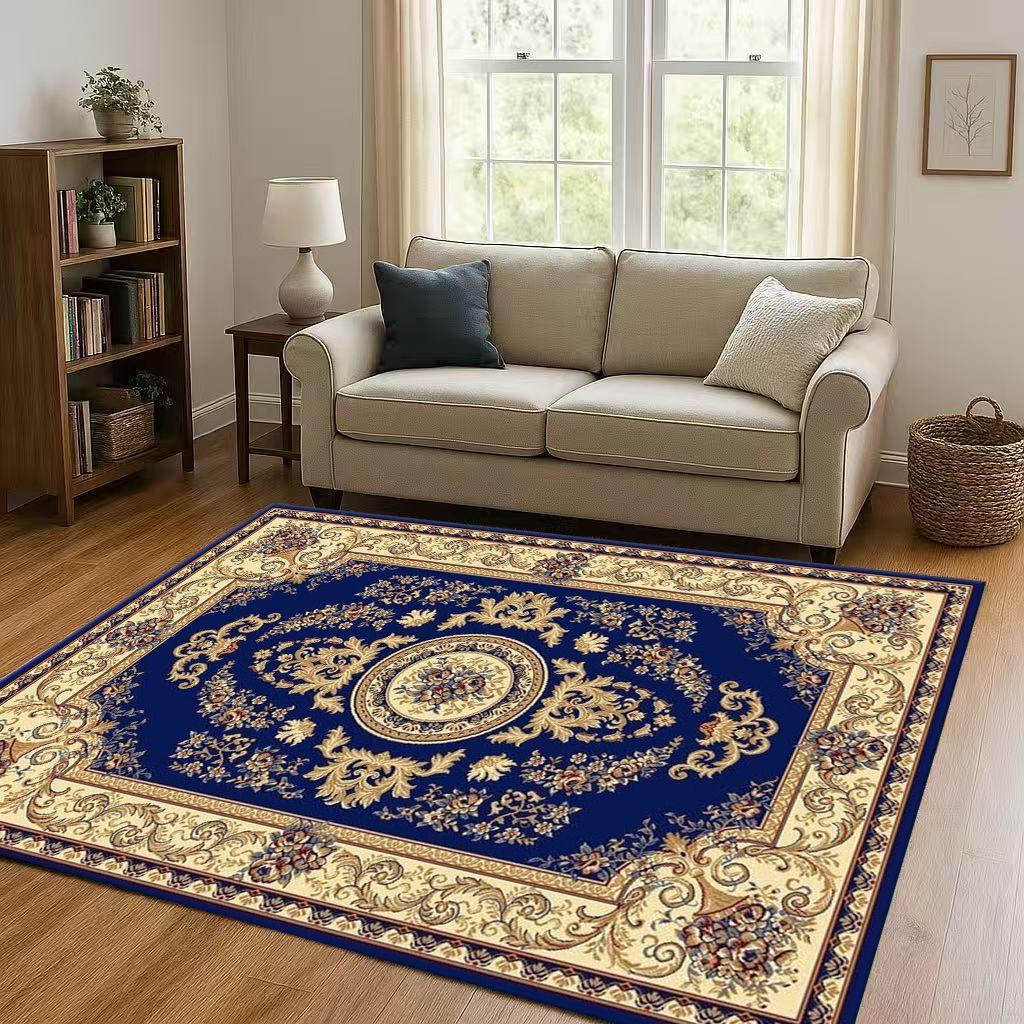 Luxurious Turkey Persian Bohemian Living Room Non-Slip Area Rug Soft Carpet for Bedroom and Sofa ,Easy Clean Home Decor Doormat