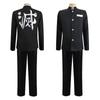 Demon Slayer Genya Shinazugawa Cosplay Costume, Demon Slayer Corps Uniform Anime Expo Full Outfit