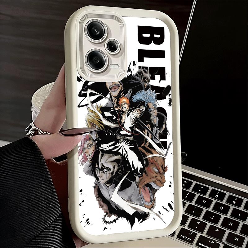 Phone Case for Xiaomi Redmi Note 15 14 13 Pro Plus Anime Bleach Desgin Shell 12S 11 11S 11T 5G 14S Soft Silicone Funda