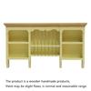 Wood Doll House Kitchen Wall Mount Cabinet Storage Shelf For Kids Toy Furniture Safe and Easy Assembly Scene Decoration