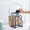 1PC Expandable Stainless Steel Kitchen Cabinet Organizer for Pots Pans Lid Storage Rack Cutting Board Drying Shelf Cookware