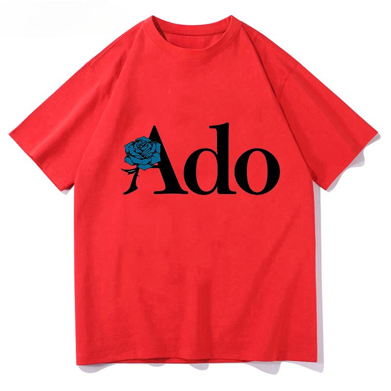 Ado Fans T Shirt Cute Funny Graphic T-shirts Cotton Soft Unisex O-neck Tee Tops Women Men Summer Casual Clothes Streetwear