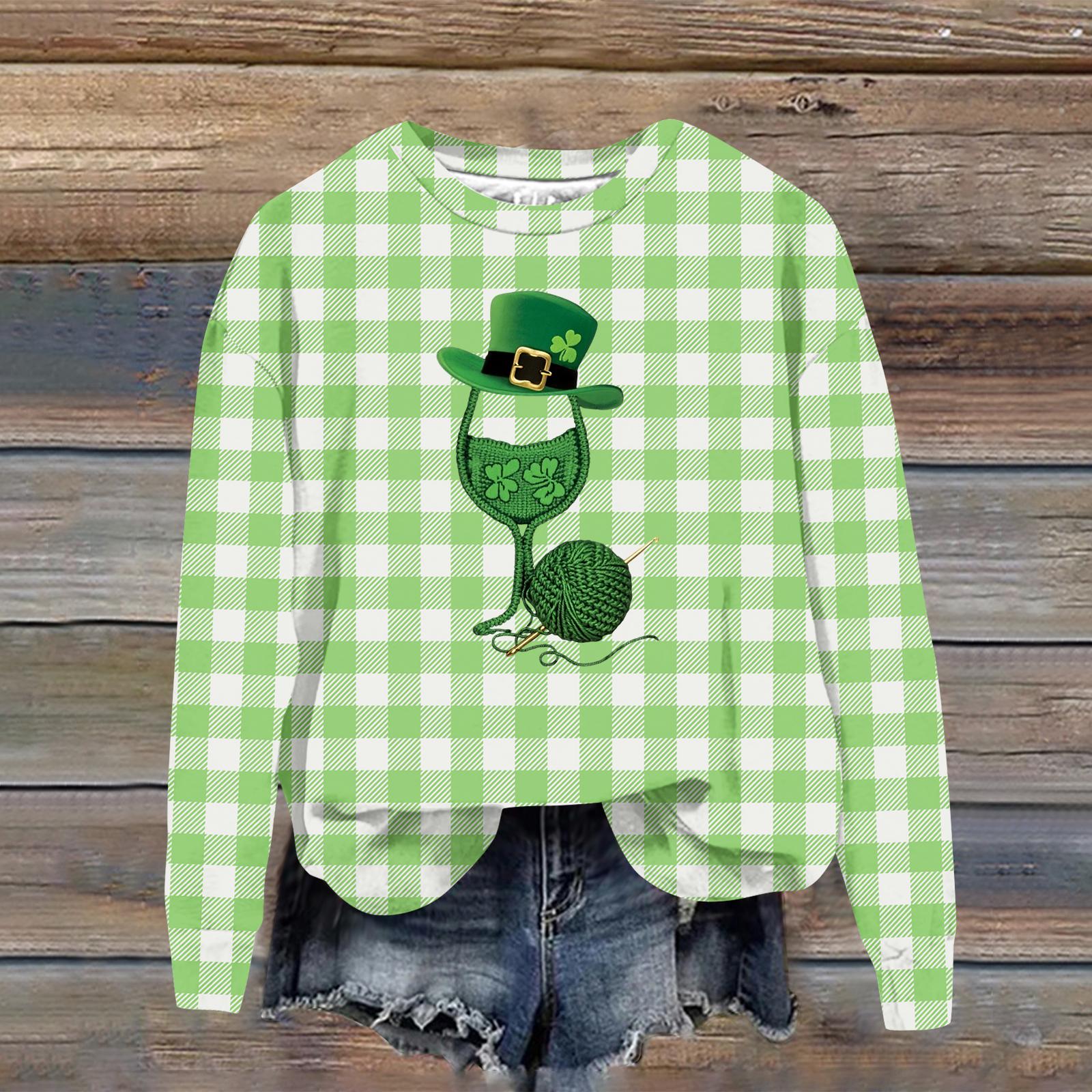 Женская модная повседневная толстовка с длинным рукавом свободного кроя с принтом XL светло-зеленый 1690₽