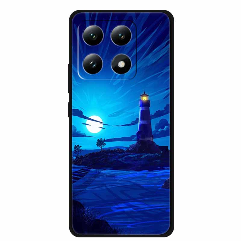 For Xiaomi 15T 5G Case Silicone Luxury Animal TPU Soft Printing Bumper for Xiaomi 15T Pro 5G Starry Sky Scenery Shockproof Cover