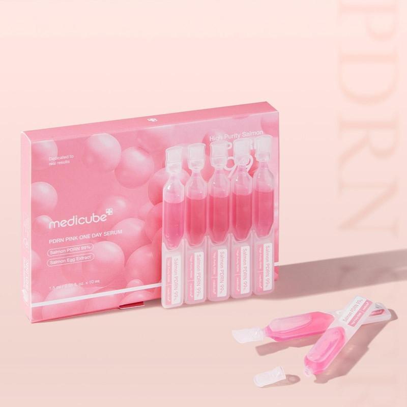 

[Лосось ПДРН 99%] medicube PDRN PINK PINK ONEDAY Сыворотка 1,5 мл х 10 шт. 1.5ml x 10EA