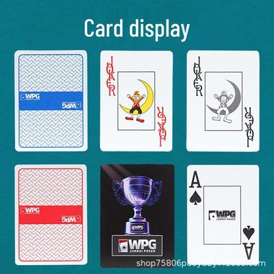 Carte da Gioco Impermeabili in PVC per Texas Hold'em – Stampa Grande, Resistenti alla Piegatura, Opache per Tornei Competitivi.
