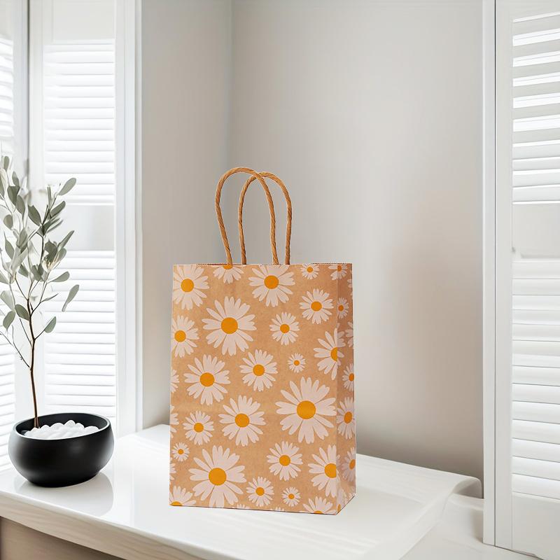 12/24PCS Reusable Decorative Gift Sacks Durable Flat Base Gift Packaging 21x15x8cm