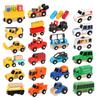Wood Magnetic Train Plane Wooden Track Railway Helicopter Car Truck Accessories Toy For Kids Fit Wood Biro Tracks