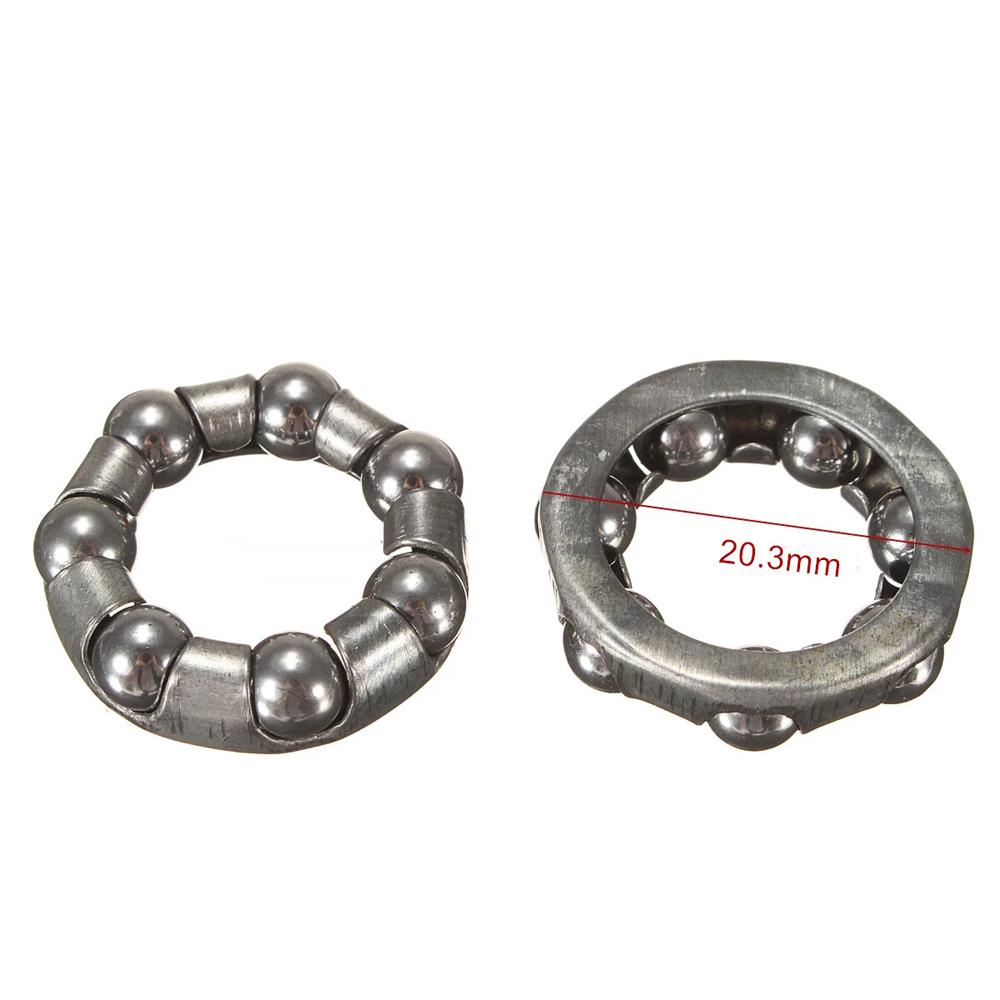 Accessories 3/16" Silver MTB Bike Cycling Bearing Bicycle Front Hub Bicycle Hubs Bicycle Bearings