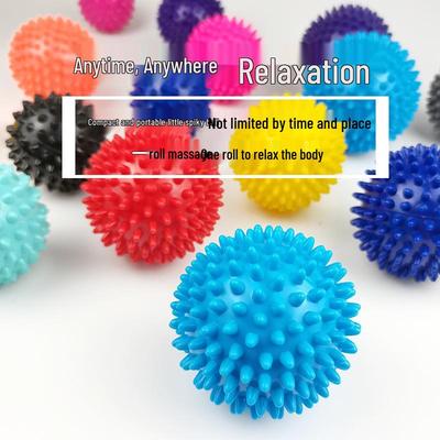 Palla da Massaggio con Punte in PVC Transfrontaliera per Yoga, Fitness, Fascia, Pianta del Piede e Rilassamento Muscolare