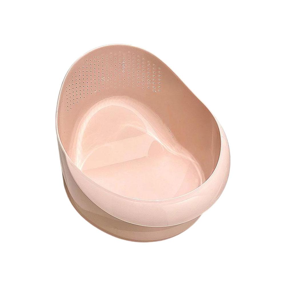 

1PCS Vegetable Sink Drain Basket Rice Washing Colander For Home Kitchen Efficient Cleaning Draining Mesh Filters Impurities Tool