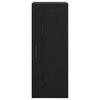 Wall Mounted Cabinet Black Oak Effect 34.5 X 34 X 90 Cm