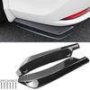 Side Skirt Protector Spoiler Covers Compatible with Chrysler 300 200 2005-2023 300C Car Rear Bumper Spoiler Lip Splitter Diffuser Body Kit(Black)