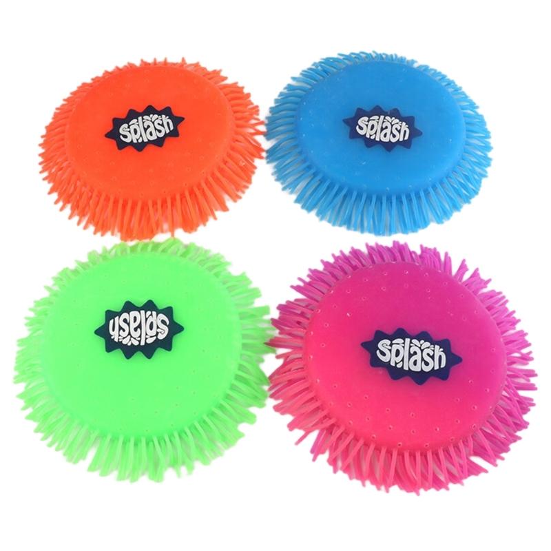 Backyard Game Outdoor Water Toy for Adults Splash Water Flying Disc Toy Water Splashing Disc for Kids In Bright Color