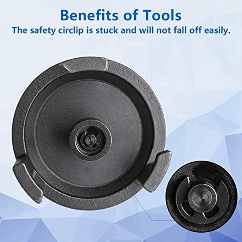 

25264 Harmonic Balancer Puller Crank Pulley Puller For GM Chrysler Jeep Dodge Engine Remove Balancer Without Tapped Hole чорний