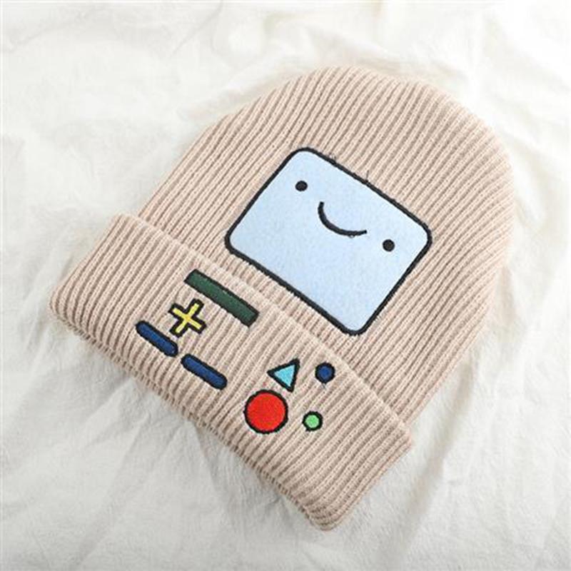 

Время приключений Финн и Джейк Шапка вязаная эластичная шапка для костюма косплея бежевый