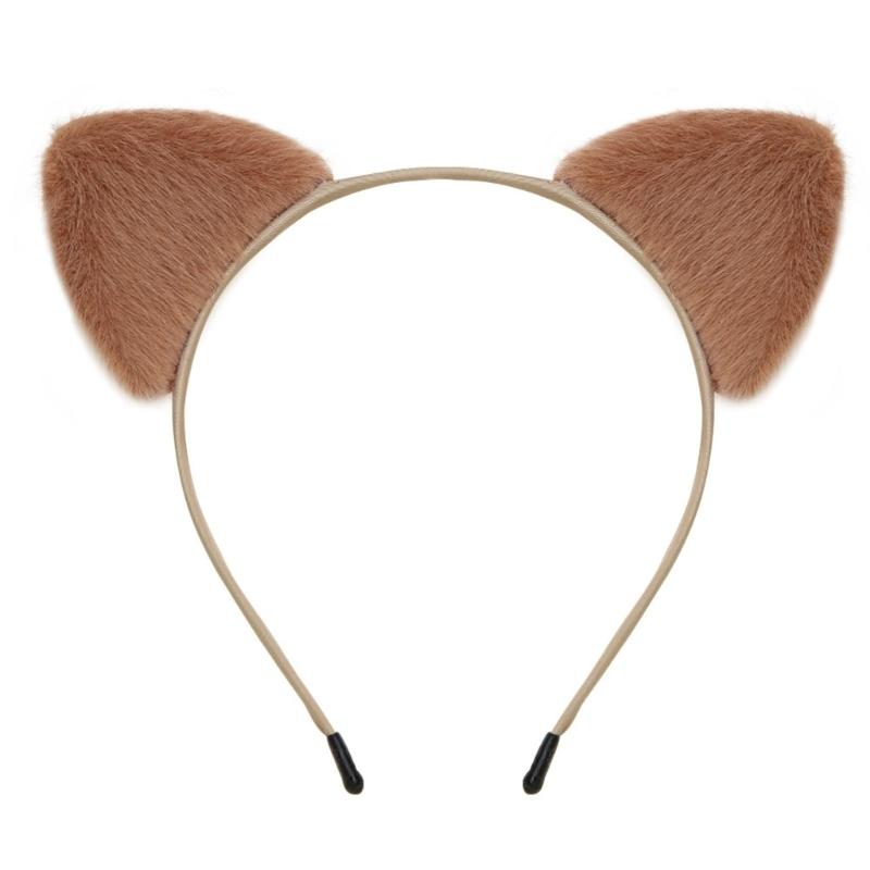 3 Piece Adjustable Plush Cloth Animal Ears Hairband Gentle Baby Toddler Headbands Headwear For Daily Use Daily Play
